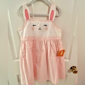 NWT embroidered bunny dress, Sz.7